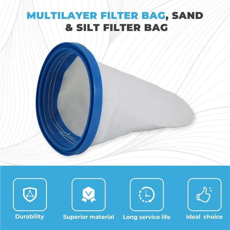 B15C Pool Vacuum Filter Bags 2-Pack – P30X022XF Compatible Pool Vacuum Filter Bags Qst