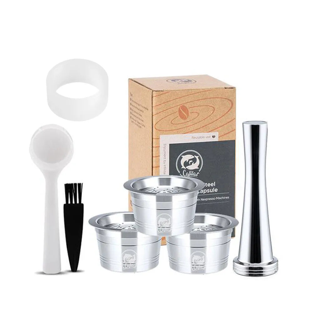 Reusable Stainless Steel Coffee Capsules – Tchibo Cafissimo Reusable Coffee Capsule Qst 3 capsule TD