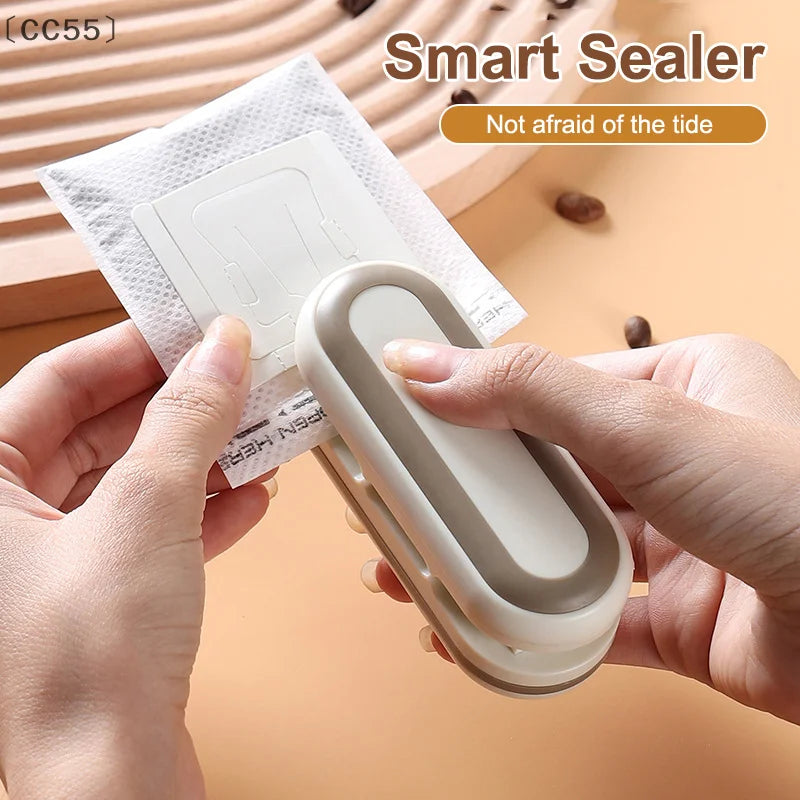 Mini Heat Sealing Machine – Bag Clip Food Freshness Sealer Heat Bag Sealer Qst