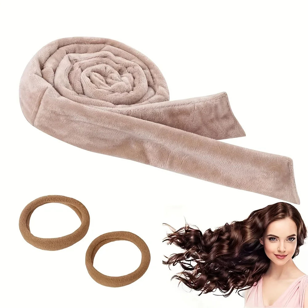 Heatless Curling Rod Headband – No Heat Curl Ribbon & Scrunchies Heatless Curl Headband Qme