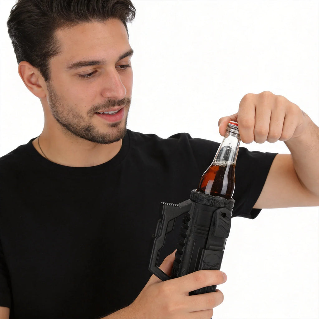 Tactical Non-Slip Can & Bottle Holder with Handle – 12oz Can & Bottle Holder Qme
