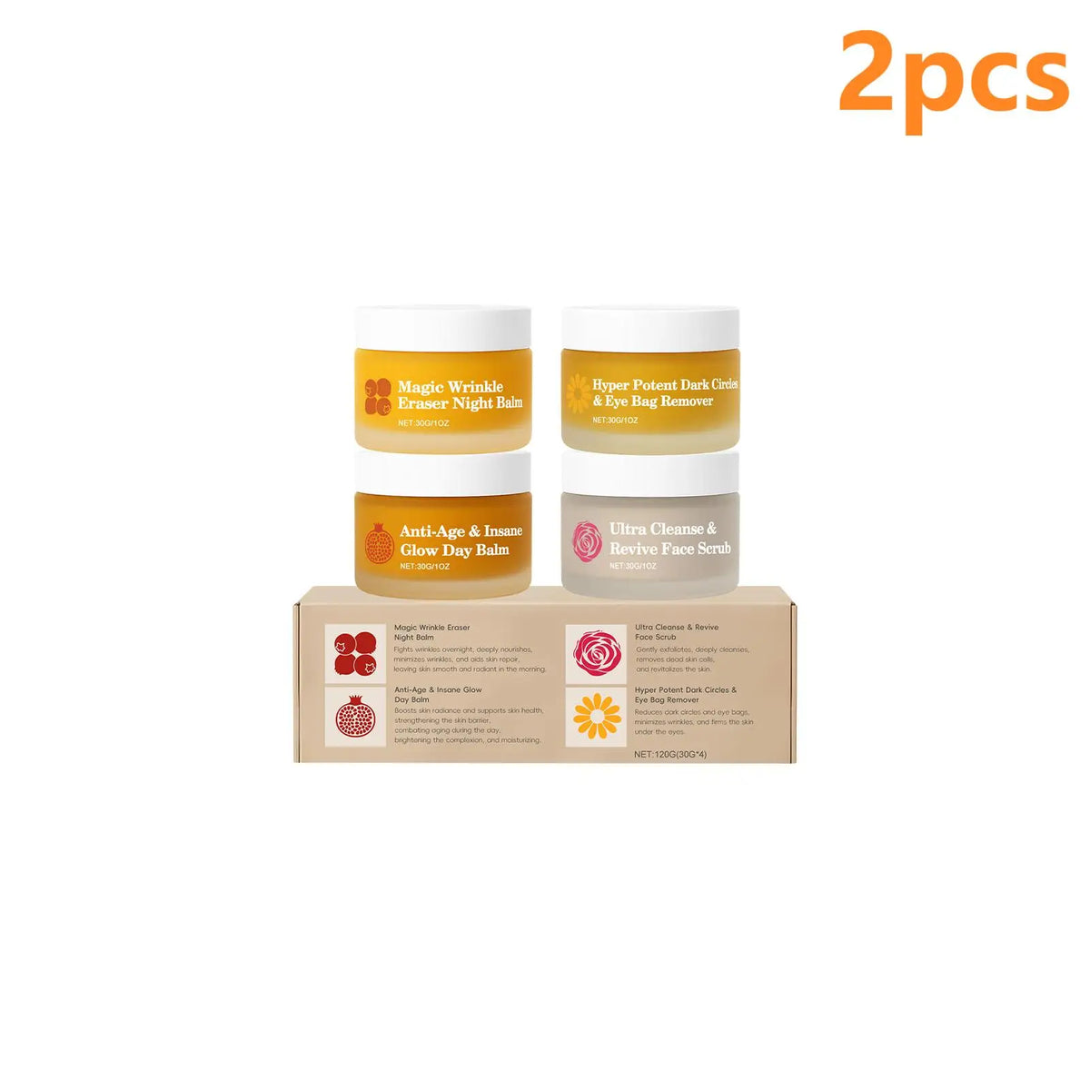 Day & Night Face Cream Set – Hydrate, Brighten & Glow Face Cream Set Qst 2 set