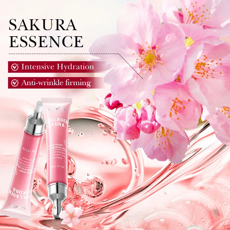 Sakura Collagen Eye Cream – Firm, Brighten & Hydrate Eye Cream Qme