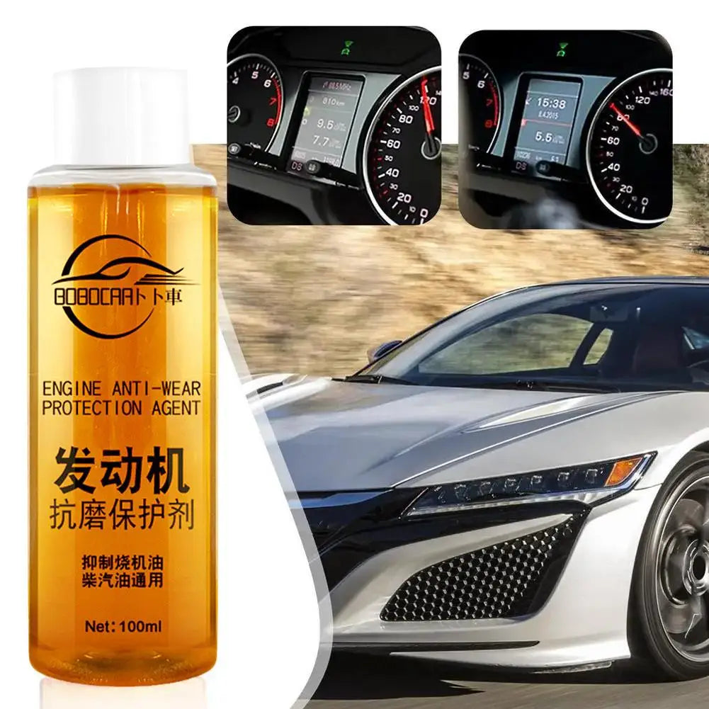 Engine Anti-Wear Additive – Friction Reducer & Quiet Engine Oil Engine Oil Additive Qme