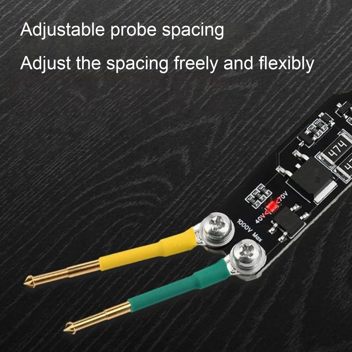 Capacitor Discharge Pen AC/DC Dual LED Adjustable Pins | Safety Tool Capacitor Discharge Pen Qst