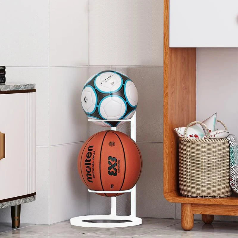 Multi-Layer Ball Storage Rack – Space-Saving Sports Organizer Ball Storage Rack Qst