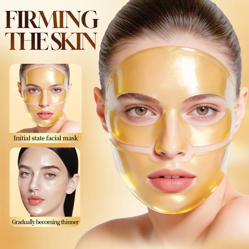 Gold Collagen Crystal Face Mask – Firming & Hydrating Collagen Face Mask Qme