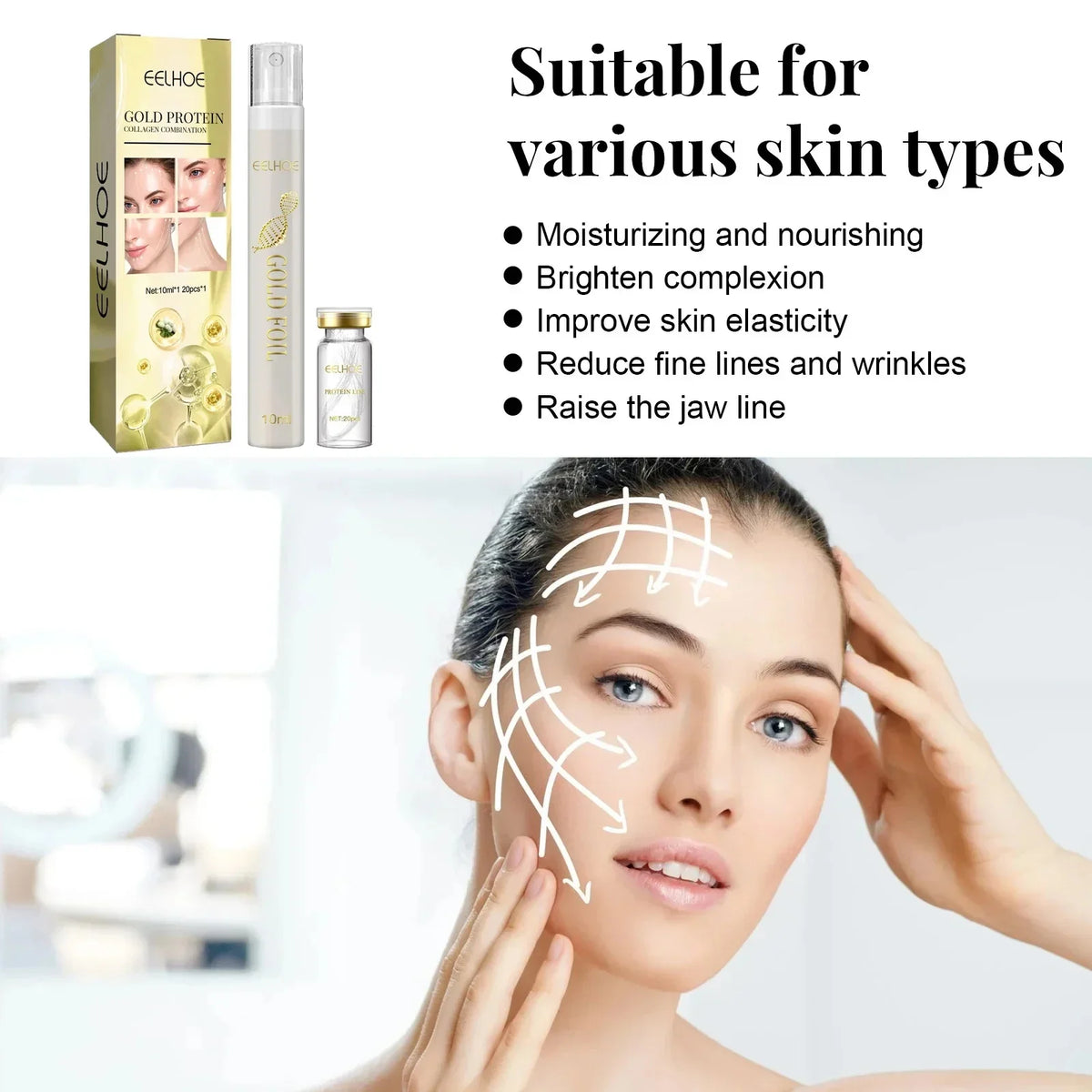 Collagen Protein Thread Serum – Lifting & Firming Face Serum Collagen Face Serum Qme