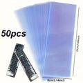 50 PVC Clear Heat Shrink Films for TV & AC Remote Controls Protective Film Sleeves Qme 50pcs 25x8cm