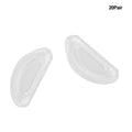 20 Pairs Silicone Non-Slip Nose Pads for Glasses – White Eyewear Accessories Qme WHITE