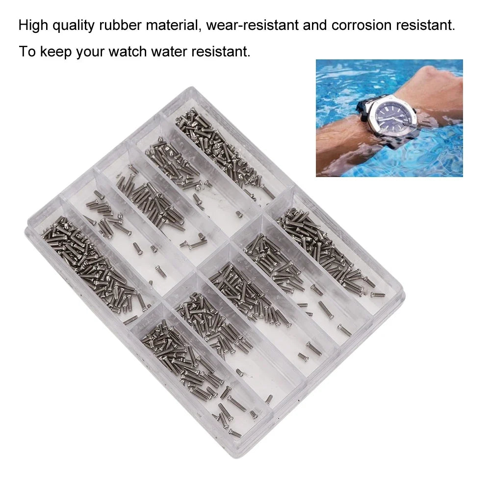 Stainless Steel Cross Screws for Watch Back Case – 1.6–6mm Watch Repair Screws Qme