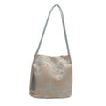 Women's Retro Chinese-Style Elegant Fabric Shoulder Tote Bag Shoulder Tote Bag Qme one size A
