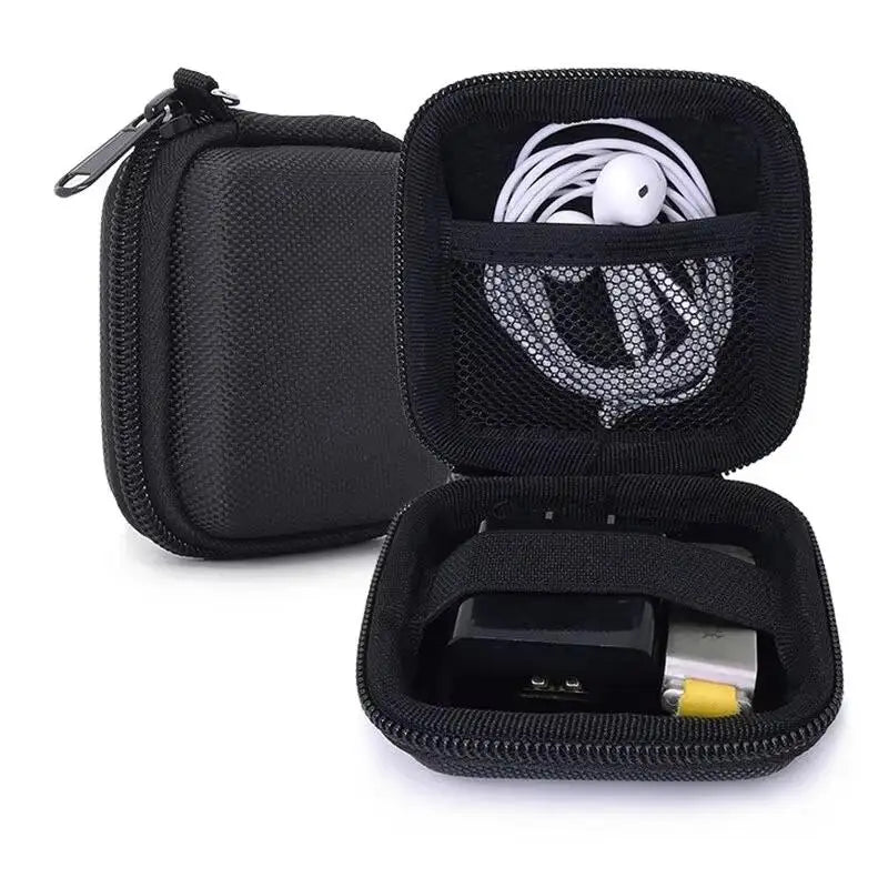 Mini EVA Zipper Pouch – Earphone & Cable Storage Case Earphone Storage Case Qme