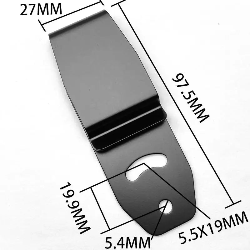 Stainless Steel KYDEX Waist Clip – Knife Sheath Belt Holster Clip Sheath Waist Clip Qst