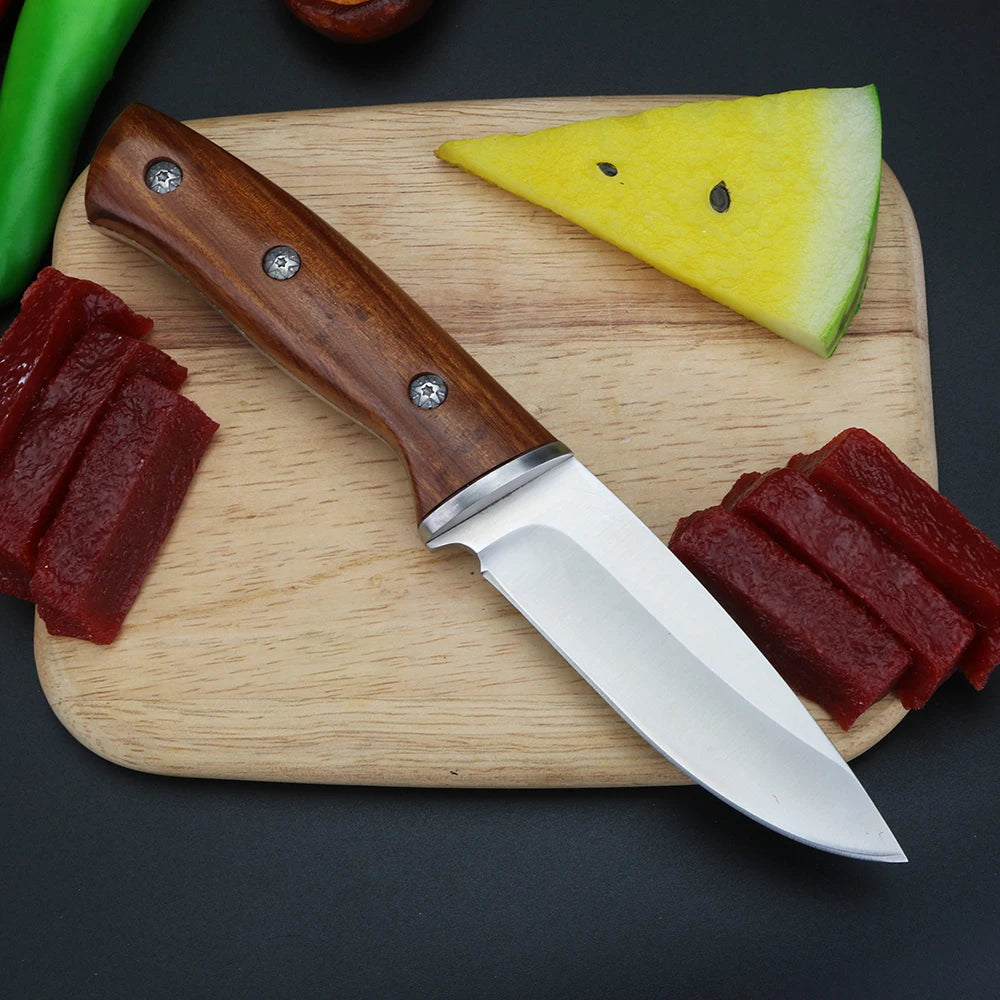 XUANFENG Forged 9CR18 Steel Chef Knife – 9.8" Kitchen Blade Kitchen Chef Knife Qst