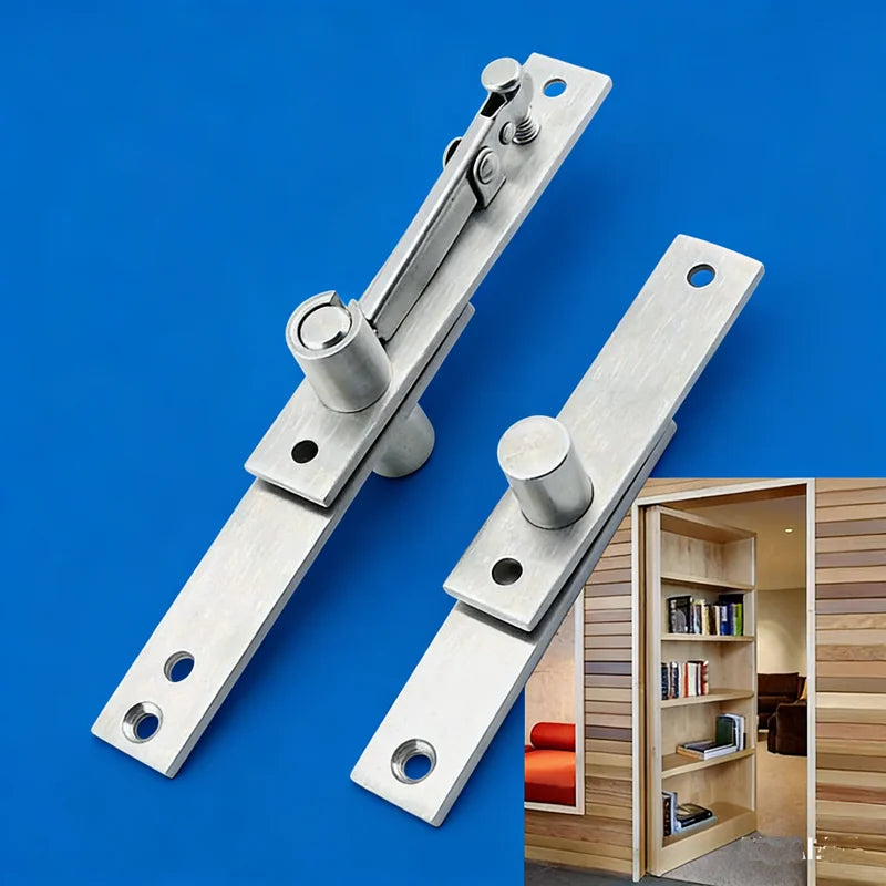 360° Stainless Steel Pivot Hinge – Hidden Secret Door Hardware Pivot Door Hinge Qst