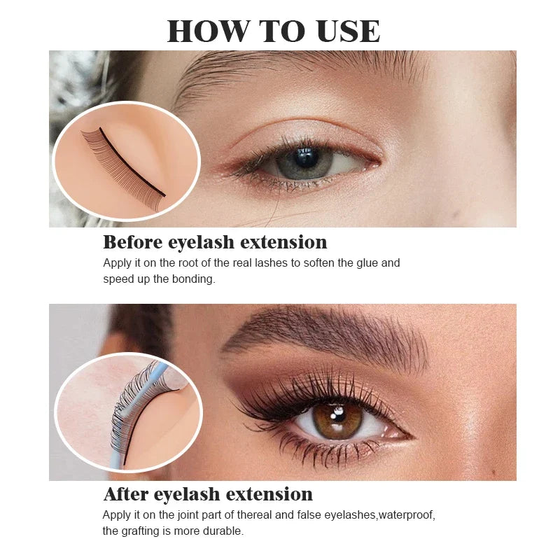 NATUHANA Lash Extension Bonder Quick-Dry Adhesive Sealer 10ml Lash Extension Sealer Qme