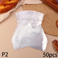 Cartoon Onigiri Triangle Rice Ball Disposable Bags 50pcs Onigiri Packaging Bags Qme 2