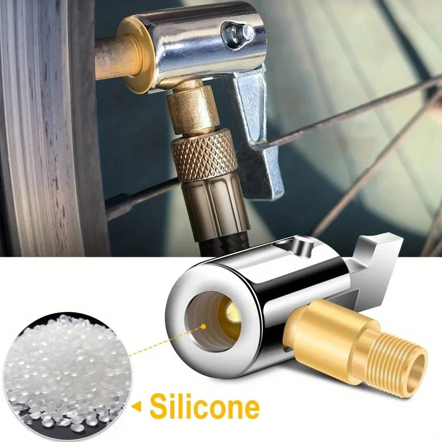 Quick Connect Air Chuck Tire Inflator Nozzle | Metal Tire Inflator Chuck Qme