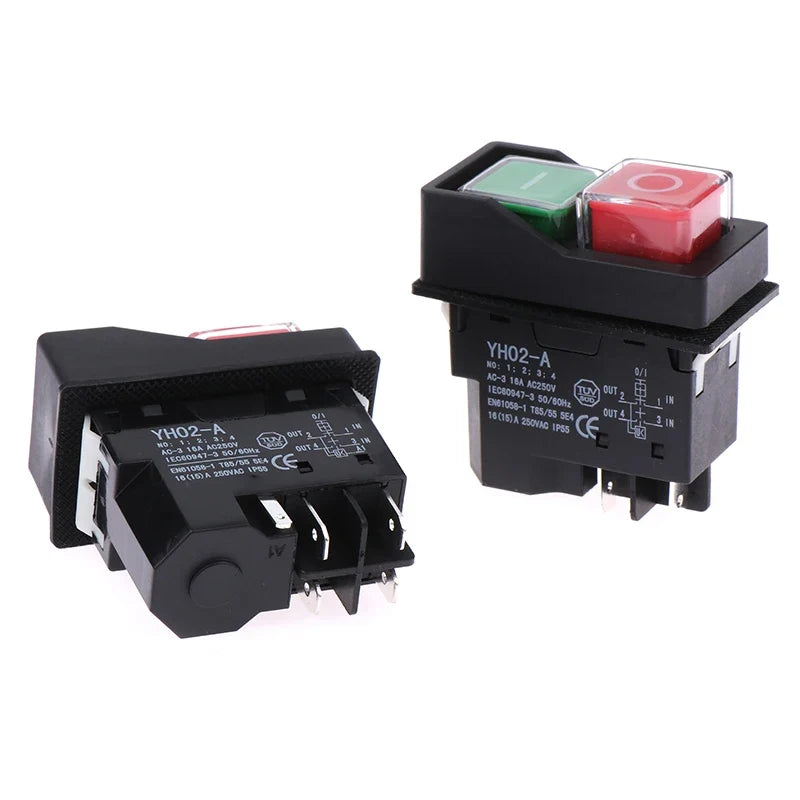 Electromagnetic Push Button Switch Starter IP55 KJD17 KLD28 Machine Tool Switch Qme