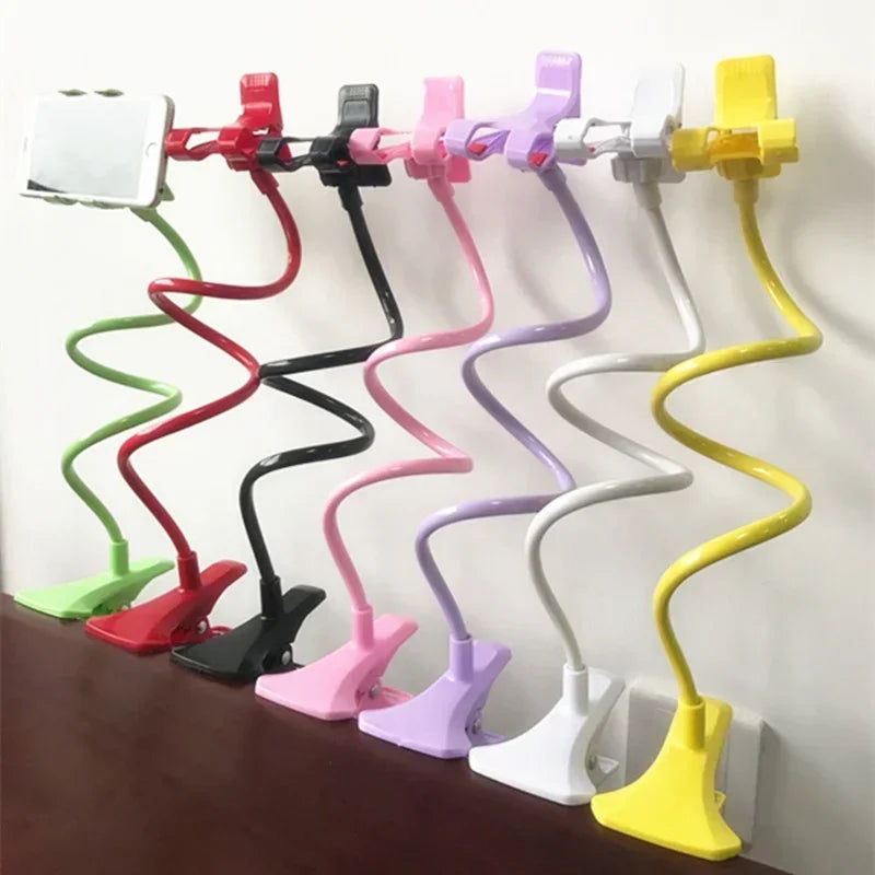 360° Clip Phone Holder – Flexible Lazy Bed & Desk Stand Mount Phone Holder Stand Qme