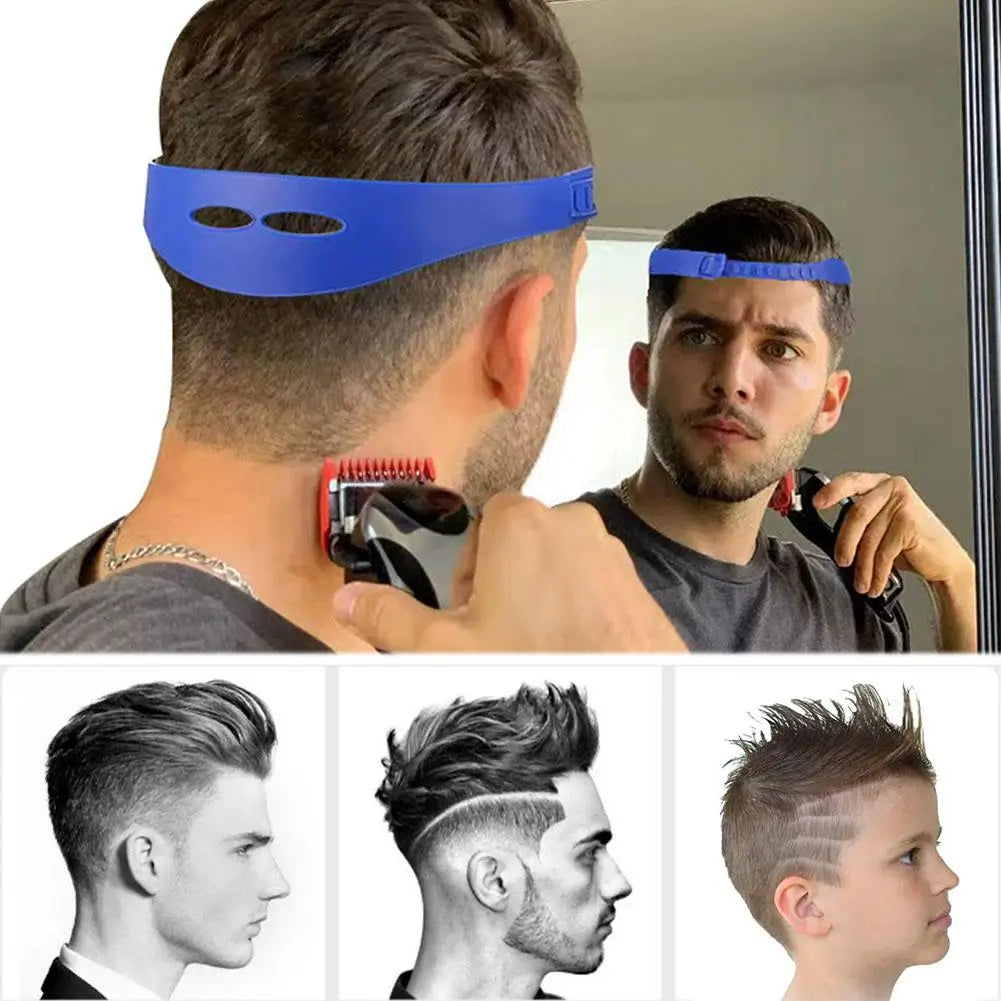 Adjustable Haircut Template – DIY Curved Silicone Hair Guide Haircut Guide Template Qme