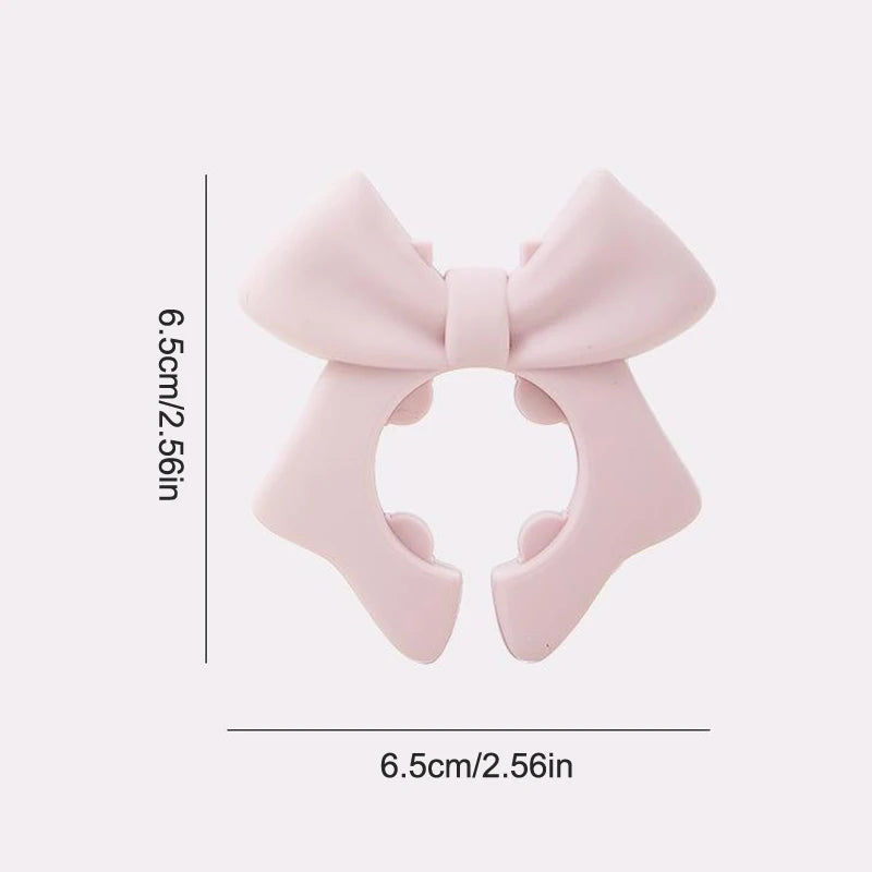 Silicone Bow Spoon Rest & Pot Clip Utensil Holder Utensil Holder Qst