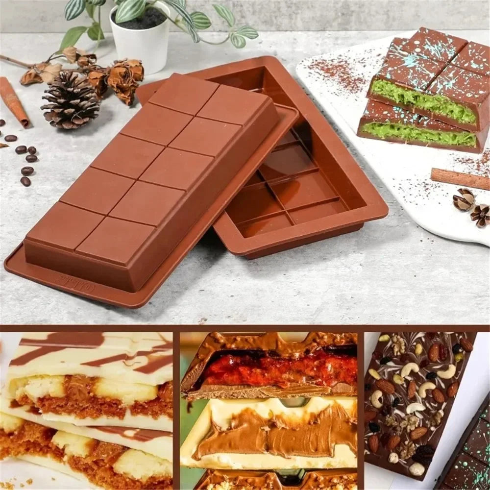 Silicone Break-Apart Chocolate & Protein Candy Mold | 3D DIY Silicone Candy Mold Qme