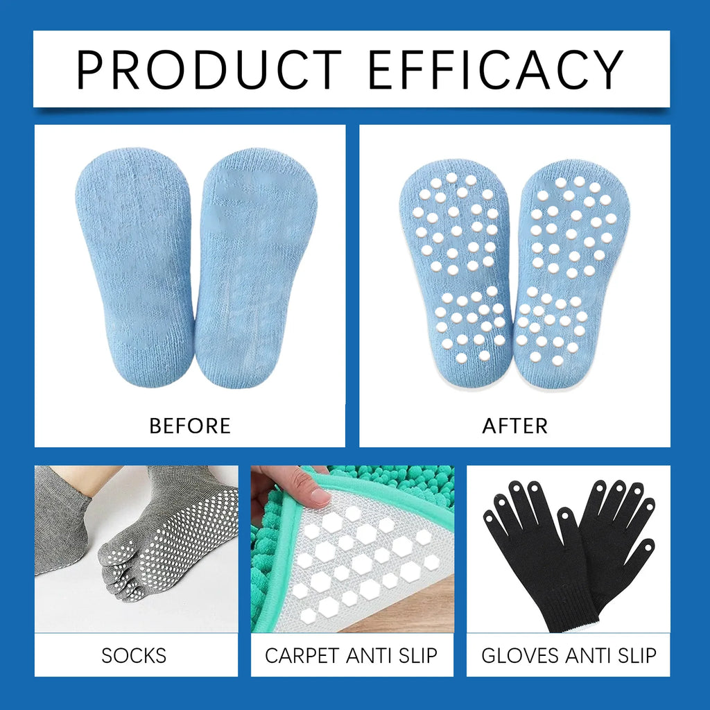 Anti-Slip Sock Stop Glue | Silicone Sole & Heel Protector 50ml Anti-Slip Sole Adhesive Qst
