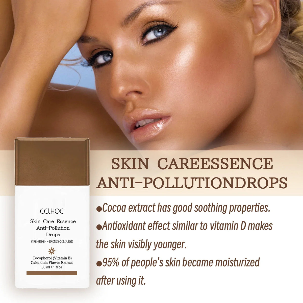 Peptide Self Tanning Serum Drops – Liquid Bronze Dark Glow Self Tanning Serum Qme