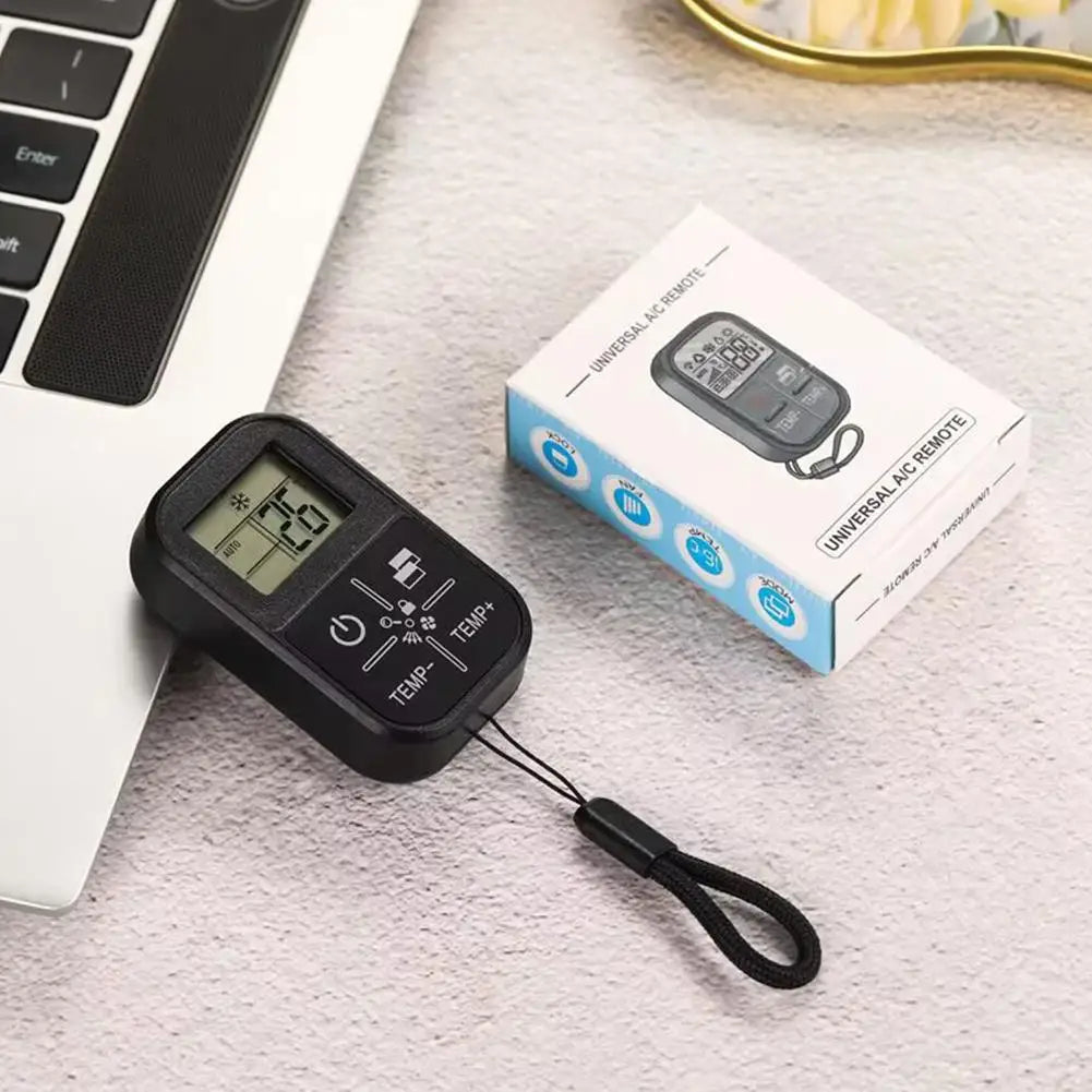 Universal AC Remote Control With Thermometer – Any Brand AC Remote Control Qme
