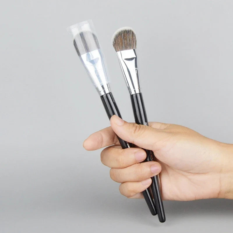 Professional Foundation Brush – Broom Head Synthetic Makeup Brush Foundation Makeup Brush Qme
