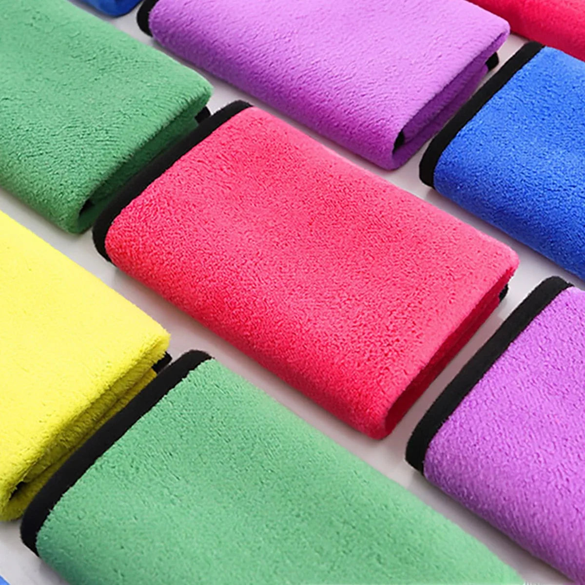 5-Pack Coral Fleece Car Wash Towels 30x30cm – Thickened Car Wash Towels Qme