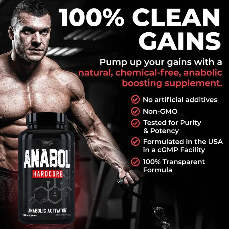 Muscle Growth Supplement for Men – Lean Muscle Builder Capsules Muscle Builder Supplement Qst