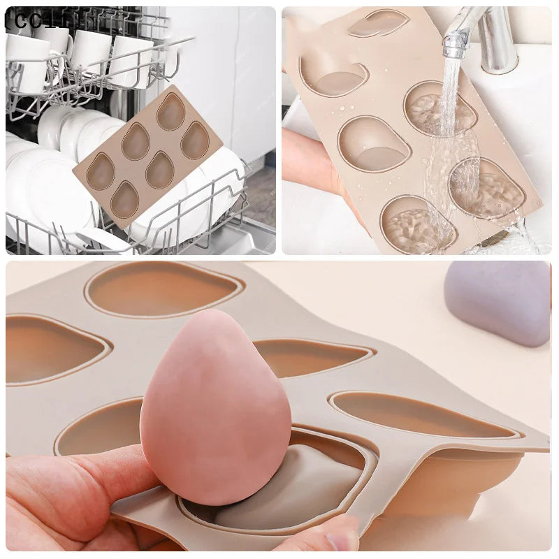Mango Fruit Silicone Mold – 6 & 12 Cavity Mousse Cake Mold Silicone Baking Mold Qme