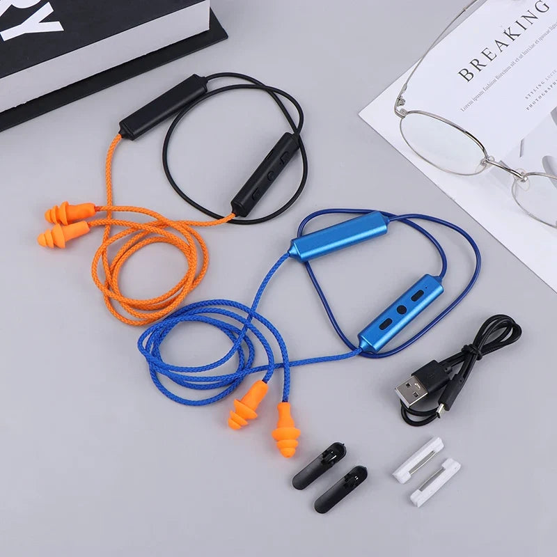 HUXUAN Bluetooth Ear Plugs Headset – Work Noise Suppression Bluetooth Ear Plugs Headset Qme