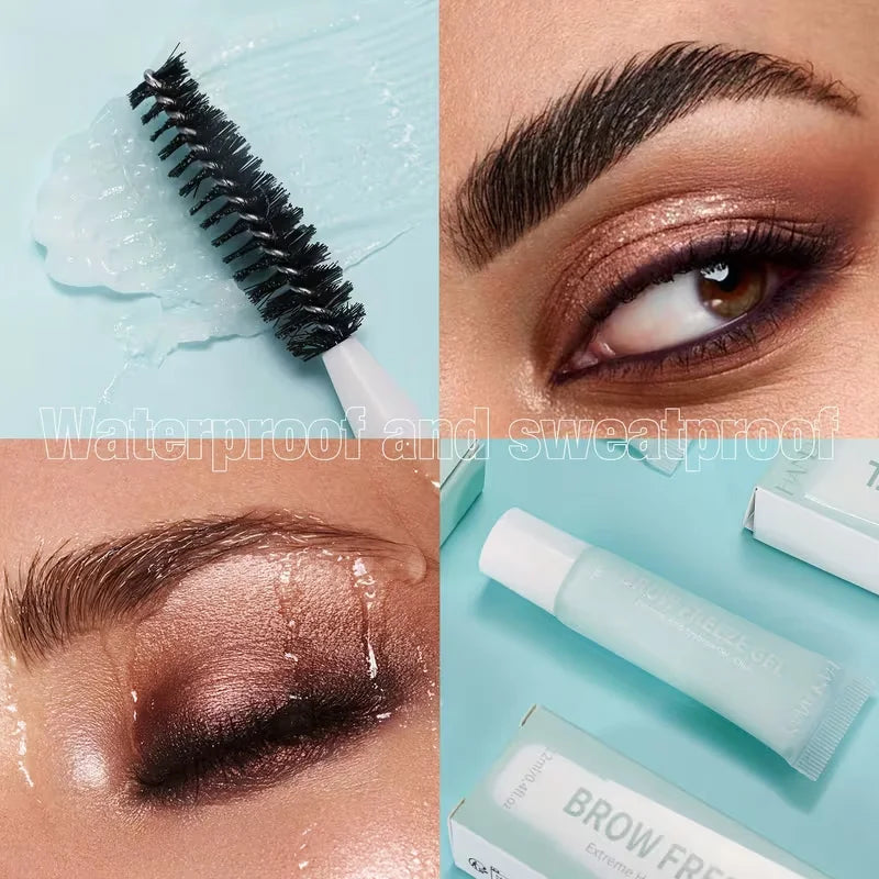 Strong Hold Waterproof Eyebrow Gel with Brush – Qme Eyebrow Gel Qme