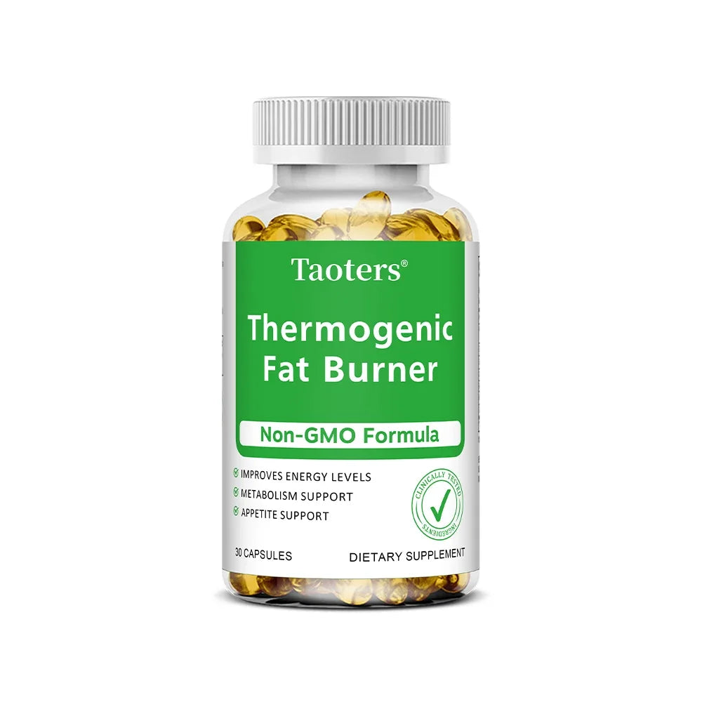 Thermogenic Capsules – Green Tea & Apple Cider Vinegar Thermogenic Supplement Qst 30 count-1 bottle