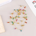 Miniature Fake String Lights Dollhouse Christmas Decor | 6 Colors Miniature Dollhouse Decor Qme A6
