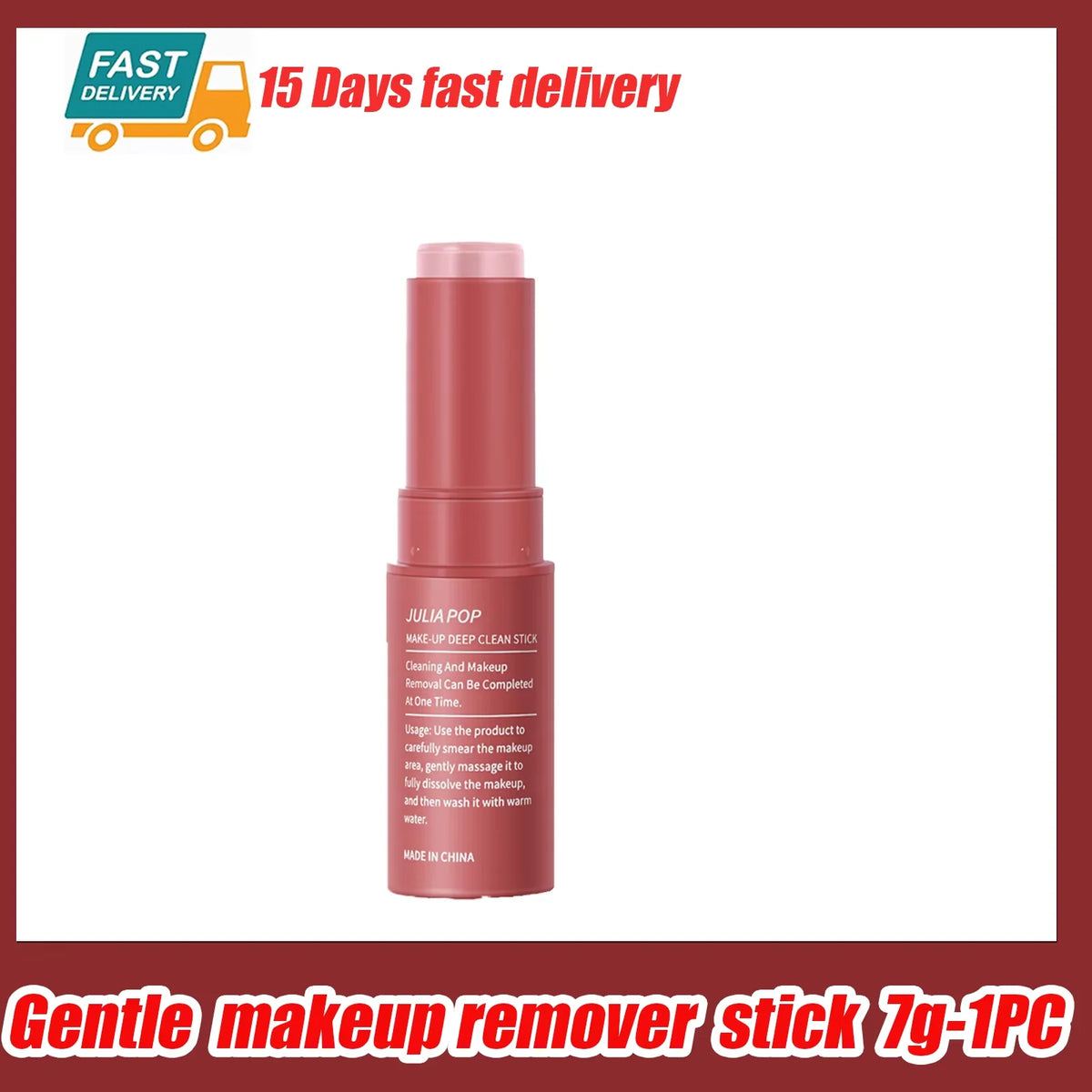 PWYUMAN Makeup Remover Stick – Face Eye & Lip Cleansing Balm Makeup Remover Balm Qst Only 1pc-7g