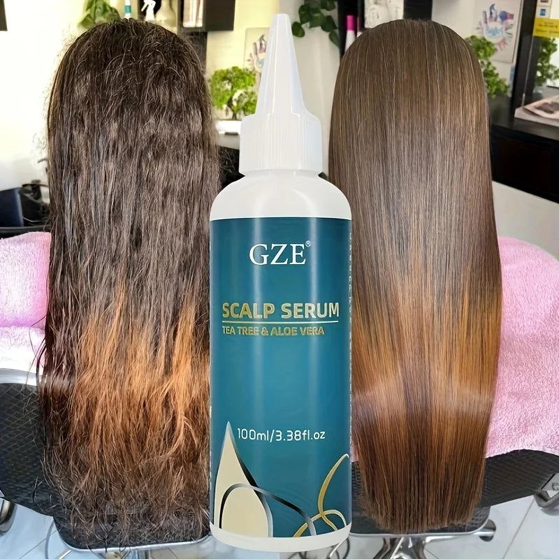 GZE Tea Tree & Aloe Vera Scalp Serum Leave-In Conditioner Scalp Serum Qme