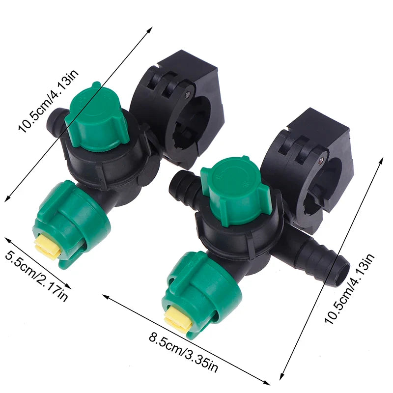Adjustable Fan Spray Garden Irrigation Nozzle – External Thread Irrigation Spray Nozzle Qme