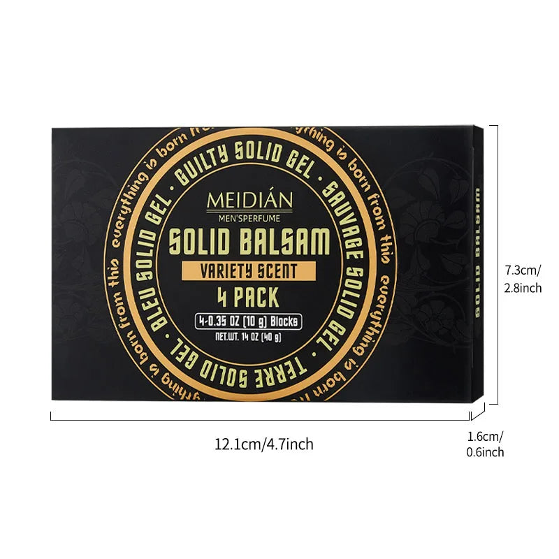 Solid Perfume for Men & Women – Fresh Portable Fragrance Solid Perfume Qme