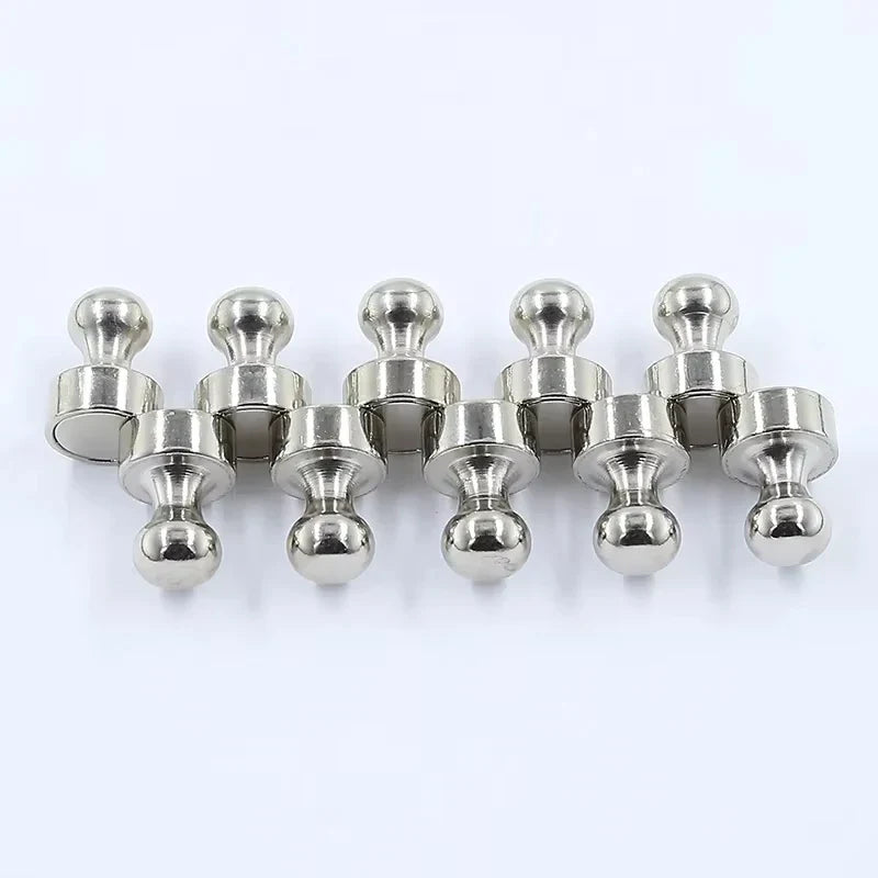 Strong Magnetic Nails for Whiteboard, Fridge & Office – 10 Pack Whiteboard Magnets Qme 10pcs