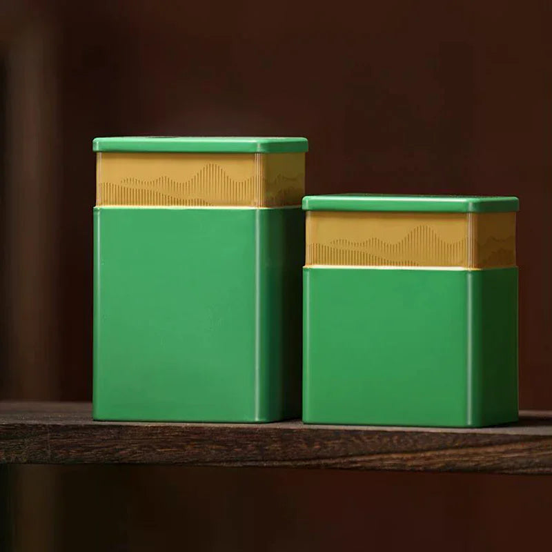Mini Empty Tea Tin Can – Sealed Aluminium Storage Jar Tea Storage Tin Qme