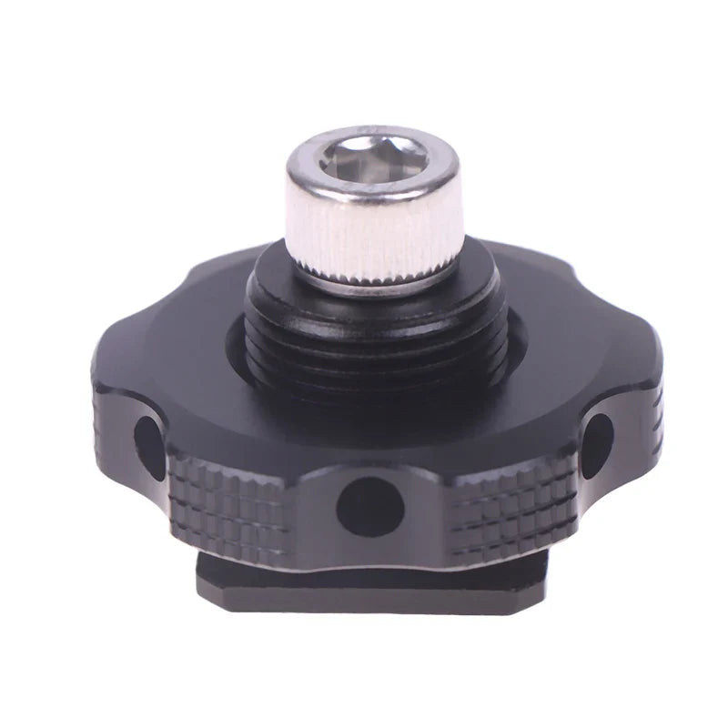 Camera Hot Shoe Adapter 3/8 & 1/4 Thread – Tripod Rig Mount Camera Mount Adapter Qme