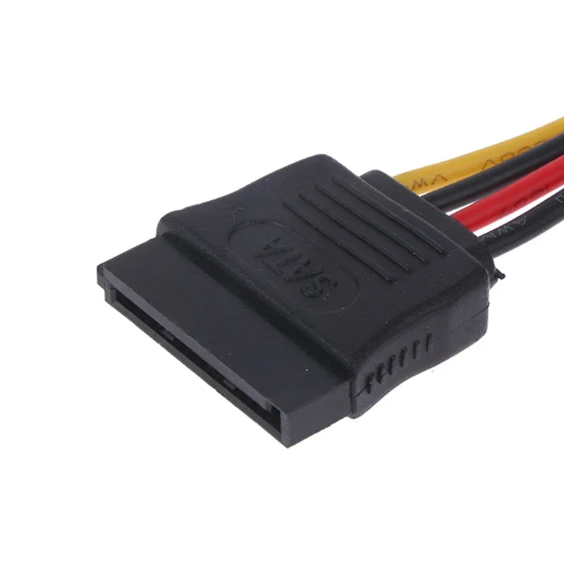 4-Pin to SATA Power Cable for CCTV IP Camera & DVR HDD SATA Power Cable Qme