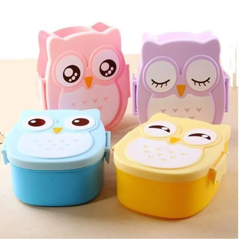 Kids Portable Bento Lunch Box | Plastic Food Container Bento Lunch Box Qme
