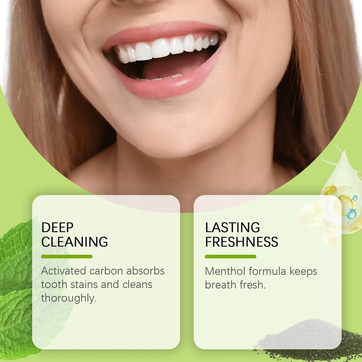Oralhoe Bamboo Charcoal Whitening Toothpaste | Oral Care Whitening Toothpaste Qst