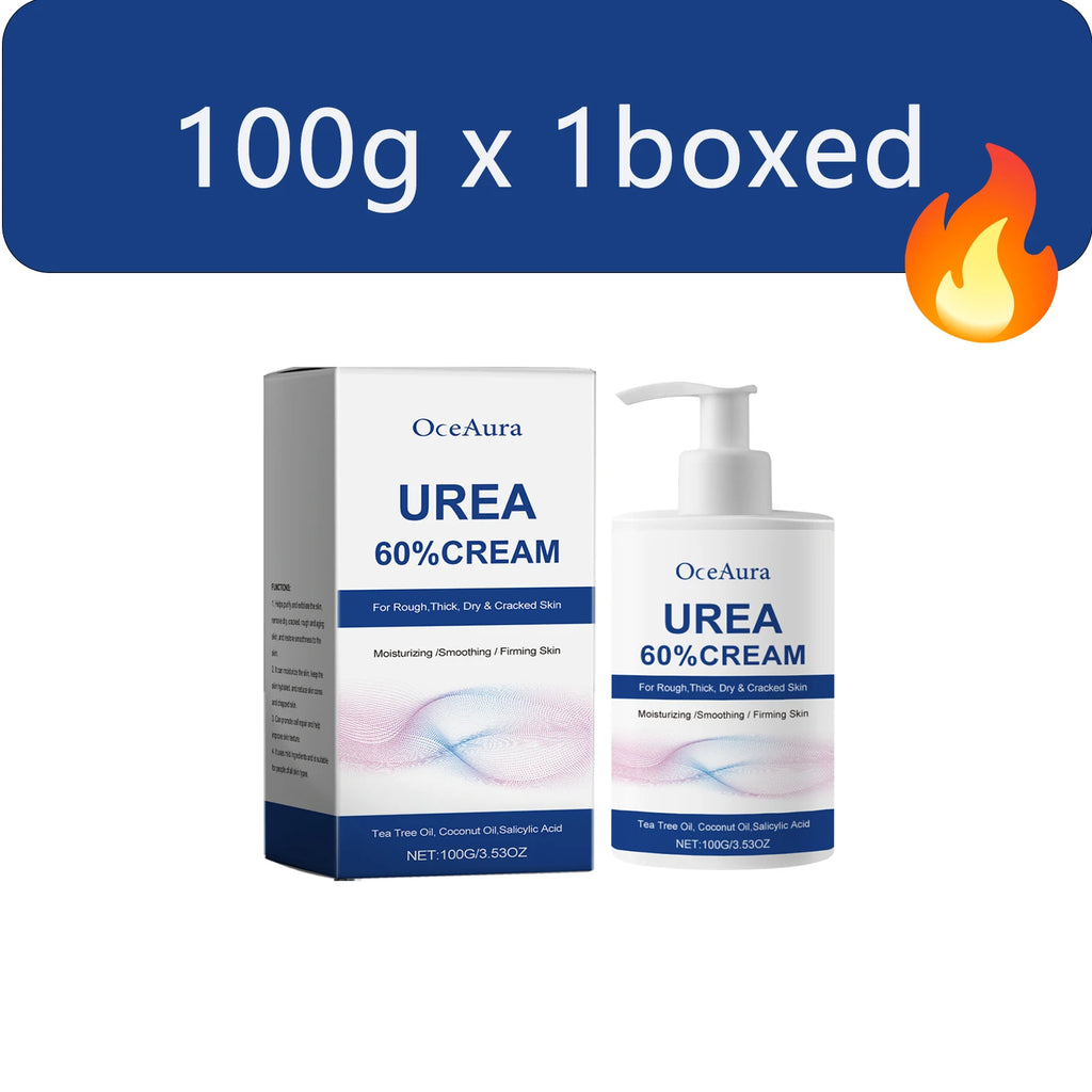 60% Urea Foot Cream – Heel Repair, Moisturizing & Exfoliating Foot Care Cream Qst 100g x 1boxed